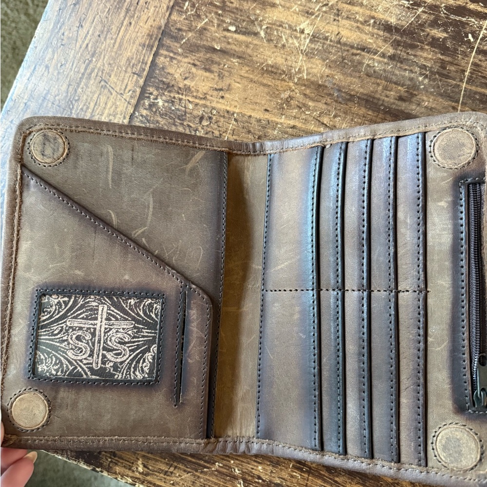 STS Ranchwear Patchwork Wallet - Picture 2 of 3
